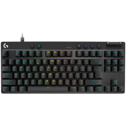 LOGITECH PRO X TKL RAPID Gaming Keyboard - BLACK - US INT'L - USB - EMEA28i-935 - LINEAR