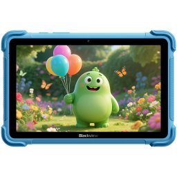 Blackview LINK 1 Kids WiFi 4/64GB 8.68-inch HD IPS 1340x800 60Hz 360nits RK3562 Quad-core 2.0GHz 5+8MP Cam 5000mAh WiFi 6 BT 5.0 Dual Speakers with Smart-K Support Tempered Film Stylus Pen Android 16 Ocean Blue