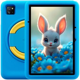 Blackview Tab 60 Pro Kids LTE 10.1-inch HD+ 800x1280 IPS 60Hz 4GB/128GB Octa-core T606 1.6GHz 5MP Front/8MP Back Camera Battery 7700mAh NO Carger USB Type-C Android 15 SD card slot Ocean Blue
