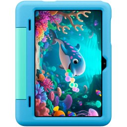 Blackview Tab 20 Kids WiFi 10.1-inch 800x1280 HD 60Hz Unisoc Tiger T310 2Hz 4GB + 64GB 6600mAh Cam 5MP/8MP WiFi5 Android 15 Bubble Blue