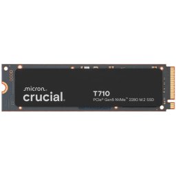 CRUCIAL T710 2TB PCIe Gen5 NVMe M.2 2280 SSD up to 14500 MB/s read and 13800 MB/s write