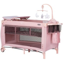 Patut pliabil Chipolino Bella powder pink