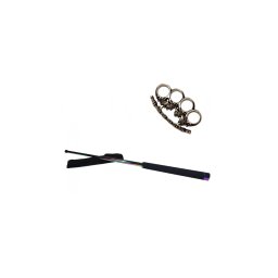 Set baston telescopic 66 cm + pumnal craniu