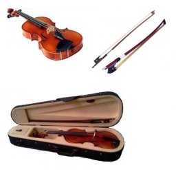 Vioara clasica din lemn 1/4 toc inclus + arcus 1/4 extra