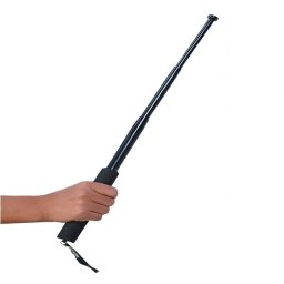 Baston telescopic, DEPOX®, 65 cm, maner burete, negru