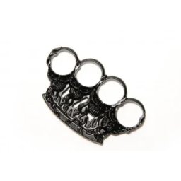 Rozeta de autoaparare DEPOX®, model Skull Crushing, 0.5 cm, negru