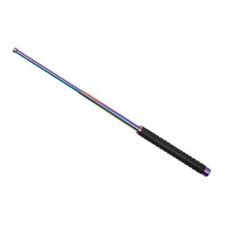 Baston Telescopic Pliabil DEPOX®, Finisaj Multicolor, Mâner Antiderapant, 65 cm
