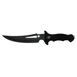 Cutit de vanatoare, Vendetta Knife, otel inoxidabil, negru, 31.5 cm, toc inclus