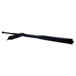 Baston telescopic 65 cm DEPOX®, Total Defence, 4 sectiuni, negru, husa inclusa