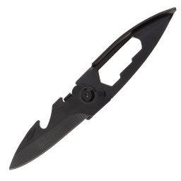 Briceag de buzunar DEPOX®, Call of Destiny, 12 cm, otel inoxidabil, negru