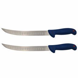 Set doua cutite bucatar DEPOX®, Chef's Knife, otel inoxidabil, 38 cm, albastru