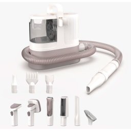 Masina De Tuns Animale cu Aspirare 9 in 1 Rovotec AllClean, Functie uscator, Caini, Pisici, Functie uscare, Aspirator animale si textile, 3 setari de aspirare
