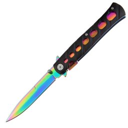 Briceag de buzunar DEPOX®, Rainbow Destiny, 22.5 cm, otel inoxidabil, multicolor