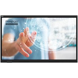 PRESTIGIO SOLUTIONS Multiboard 75-inch Light Series Gen 7, Android 14, Google EDLA, AI button, 8/128GB, 50TP, black