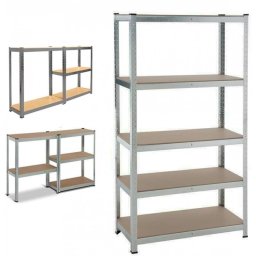 Etajera, raft metalic de depozitare, 5 polite, sarcina maxima 875 kg, JollyMag, SZ35SZ