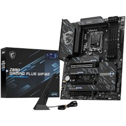 MSI Z890 GAMING PLUS WIFI6E, LGA 1851, Dual Channel DDR5 up to 9200(OC)MHz, 3x PCIe x16 slots, 4x M.2 slot, 4x USB 2.0, 2x USB 3.2 Gen 1, 1x USB 3.2 Gen 2, 1x USB 3.2 Gen 2 Type-C, 1x HDMI, 1x DP, 5Gbps LAN, WIFI6E, 7.1 Audio, 3Y