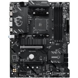 MSI B550 GAMING, ATX, Socket AM4, 4x DDR4 Dual Channel up to 4866+(OC)MHz, 2x PCIe x16 slots, 2x M.2 slots, 2x USB 3.2 Gen 2 (1x Type-C), 2x USB 3.2 Gen 1, 4x USB 2.0, 1x HDMI, 1x DP, 1G LAN, 7.1 HD Audio, 3Y
