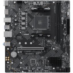 MSI PRO B550M-B, M-ATX, Socket AM4, 2 DIMM, Dual Channel DDR4 up to 4600+(OC)MHz, 1x PCIe 4.0 x16 slot, 2x M.2 slots, 4x USB 3.2 Gen 1, 2x USB 2.0, 1x HDMI,1x DP, 1G LAN, 7.1 Audio, 3Y