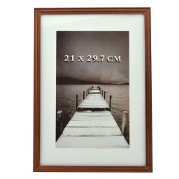 Rama foto alvin din lemn, 21x29,7 cm culoare mahon