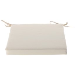 Perna scaun 40x40x5 cm, poliester impermeabil, cu fermoar si prindere, bej