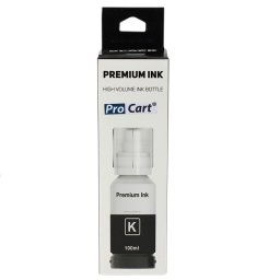 Cerneala compatibila premium epson l102, l103, l105, l106 ecotank, flacon xxl 100 ml culoare negru