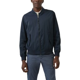s.Oliver Jacheta Bomber, barbati, cu guler, Bleumarin inchis (SELECTATI MARIMEA: 2XL)