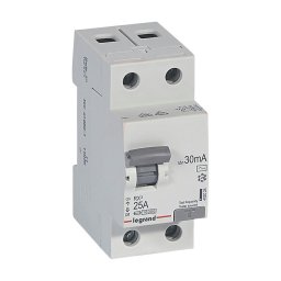 Legrand - Întrerupător diferențial 2 poli RX3 2P 25 A 30 mA AC