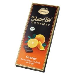 Set 2 x Ciocolata Amaruie cu Portocale, 55% Cacao, 100 g, Liebhart's Amore Bio