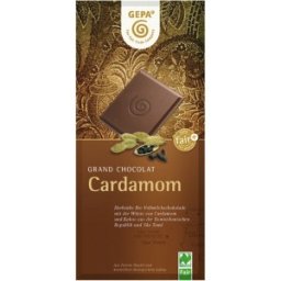 Set 2 x Ciocolata BIO cu Lapte si Cardamon, 100 g, Gepa