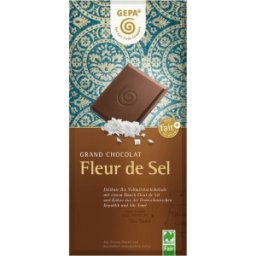 Set 2 x Ciocolata BIO cu Lapte si Sare, 100 g, Gepa