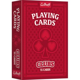 Carti de joc Trefl, pachet clasic cu 55 de carti, 58 x 88 mm