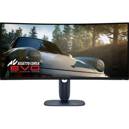 Monitor OLED Gaming Curbat Alienware AW3425DW 34 inch UWQHD 0.03ms 240Hz Black