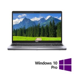 Laptop Dell Refurbished Latitude 5510 FHD 15.6 inch Intel Core i5-10310U 16GB 512GB SSD Windows 10 Pro Silver