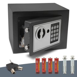 Seif Inteligent Delight Mini Baterii Pin Negru