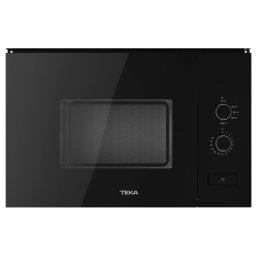 Cuptor cu microunde incorporabil Teka ML 820 FI BK, 20 litri, 1250 W, grill, 5 trepte, mecanic, negru