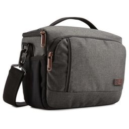 Geanta camera foto DSLR, buzunar frontal, buzunar lateral, buzunar accesorii, curea pt. umar, spatiu camera si obiectiv, polyester, CECS-103 OBSIDIAN / 3204005