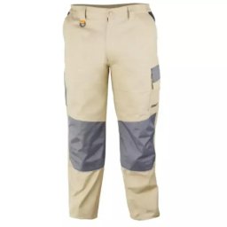 Pantaloni de protecţie mărime L/52, 100% bumbac, greutate 270g/m2