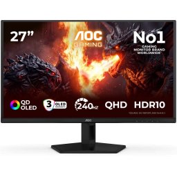 Monitor Gaming AOC Q27G41ZDF, 27” QHD, 240Hz, 0.03ms, Negru