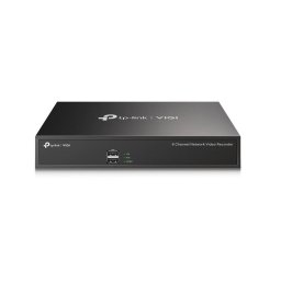 Network Video Recorder TP-Link, 8 canale IP, rezolutie pana la 5MP, HDMI/VGA, H.265+, 1 HDD pana la 10TB, VIGI NVR1008H