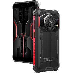 Telefon Fossibot F101P, 4G, Dual SIM, 5.45-inch, Octa-Core Helio P22, 4GB RAM, 64GB, 10600mAh, Android 13, Red