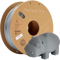 Filament Polymaker PolyTerra PLA Fossil Grey – 1.75 mm – 1 kg