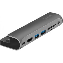 Docking station USB 3.2 Gen1 type C la HDMI 4K60Hz/2xUSB-A pentru iPad Air/iPad mini/iPad Pro cu PD 60W, Logilink UA0385