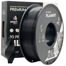 Filament 3D Smart Print, Diamentru 1.75mm, Greutate: 1KG, Culoare: Negru, Material: PLA, Temperatura: 180-240c.