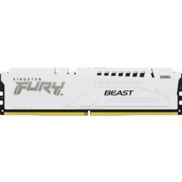 Memorie RAM Kingston Fury Beast White Intel XMP 3.0/AMD EXPO KF560C30BWE-16, 16GB, DDR5-6000MHz, CL30