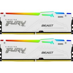 Kit Memorie RAM Kingston Fury Beast RGB AMD EXPO/Intel XMP 3.0 KF560C36BWEAK2-64, 64GB, DDR5-6000MHz, CL36, Dual Channel