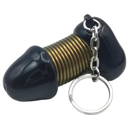 Roomfun - breloc amuzant în formă de penis (negru)