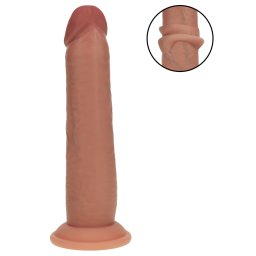 RealRock - dildo realist cu densitate dublă (bronzat) - 20,5 cm