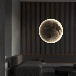 Aplica LED decorativa Luna 34W, diametru 50 cm, 3 temperaturi de culoare 3000/4000/6000K