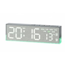 Ceas Digital 5532 cu alarma afisaj temperatura si calendar Funcție Snooze cu LED