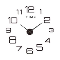 Ceas de Perete Decorativ ZH00220 fara rama 60 cm Cifre Autoadezive design modern pentru Living si Birou